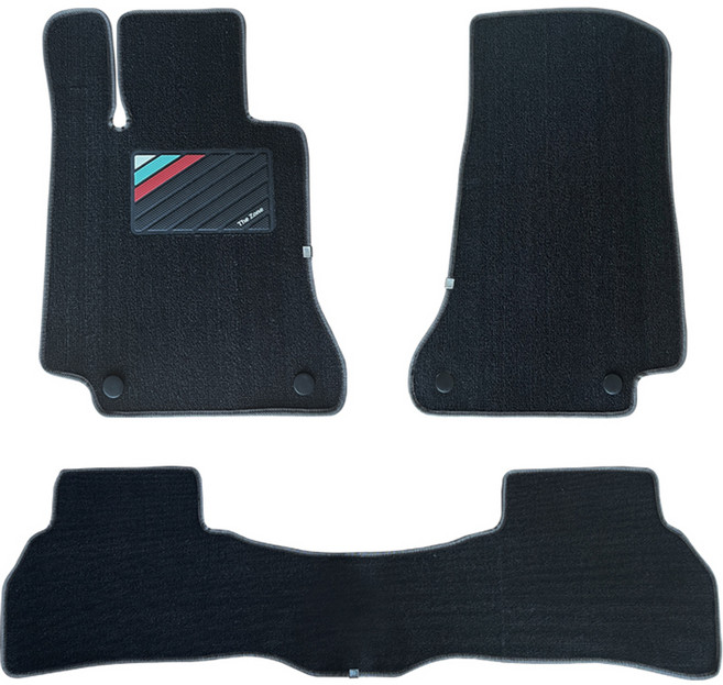 더존 뉴 코일 카매트 3p HE-78, 현대 팰리세이드, 블랙