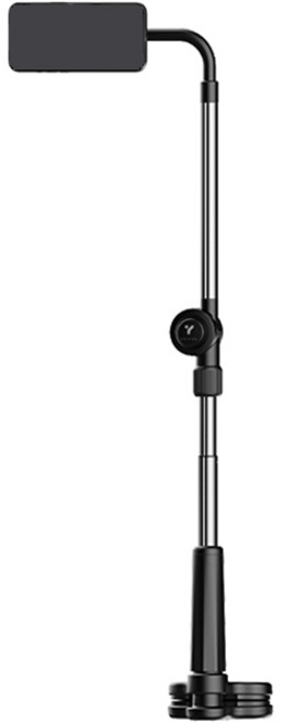 요이치 브라이트 M 맥세이프 마그네틱 휴대폰 태블릿 PC 겸용 자바라 거치대, 블랙, 1개