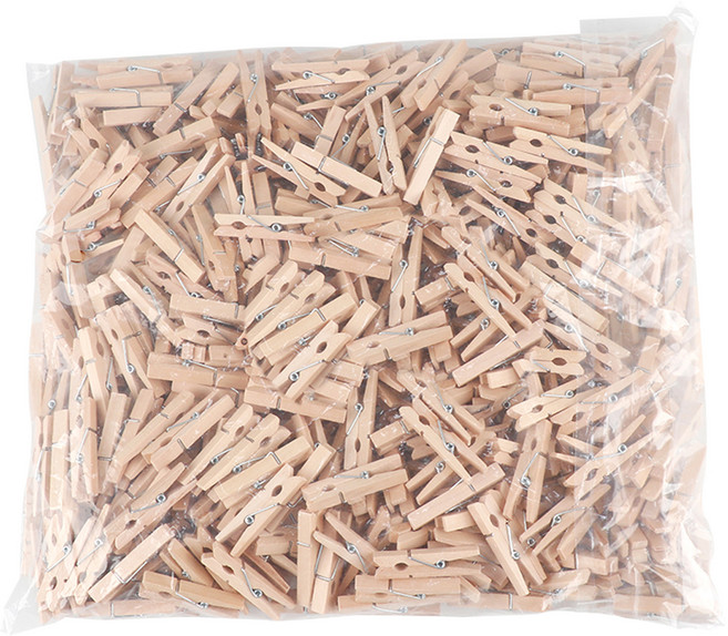 유니아트 나무집게 대 450p, 원목, 1개