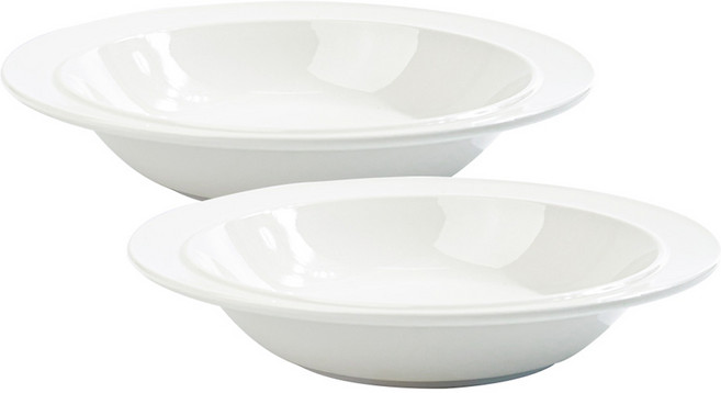 시라쿠스 메이플 파스타볼 23cm, 화이트, 2개