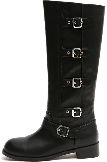 마크모크 바이커 롱부츠 3cm