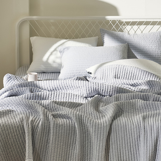 비비안 텐셀모달 줄누비 스프레드, 그레이