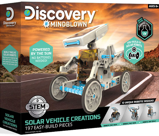 디스커버리마인드블론 비히클 태양광 로봇 만들기 197p 세트, 1세트