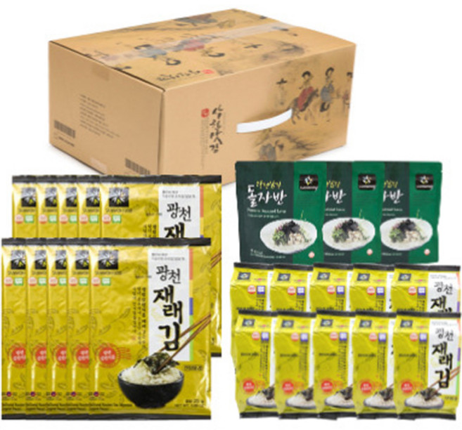 광천삼원푸드 김 선물세트 10호, 1세트