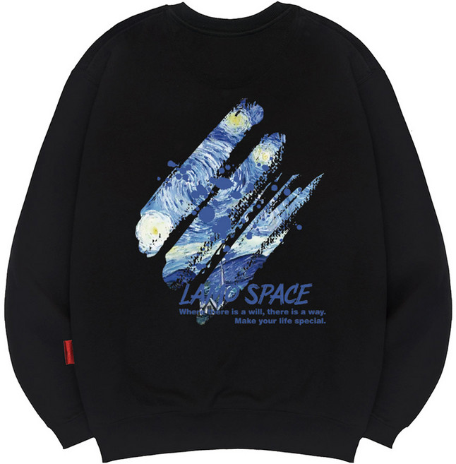 엘라모 남녀공용 3M 라모스페이스 맨투맨