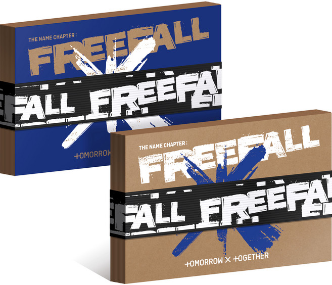 투모로우바이투게더 이름의 장 : FREEFALL Weverse Albums ver 랜덤발송 + 밴드 + 위버스카드 2종 + 트랙카드 10종 + 스티커 + 카드 봉투 + QR카드 랜덤발송 + 포토카드 랜덤발송 2p, 1cd