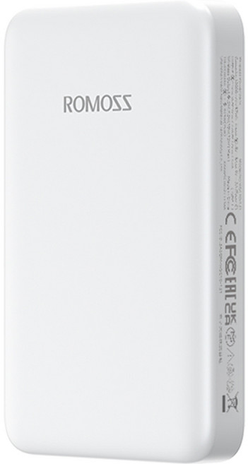 로모스 맥세이프 고속 유무선충전 멀티 보조배터리 18W 10000mAh, WSC10, 화이트