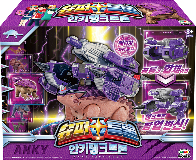 미미월드 슈퍼트론 안키탱크트론 로봇장난감, 혼합색상, 1개
