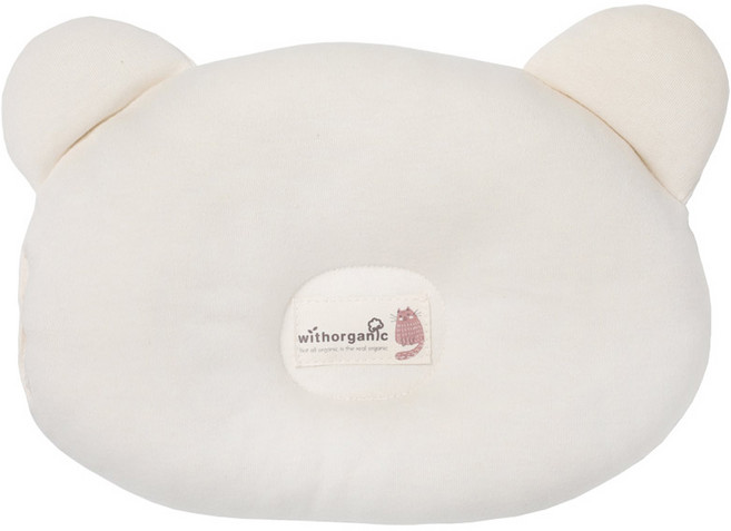 위드오가닉 유아용 오가닉 짱구베개, 베이직, 1개