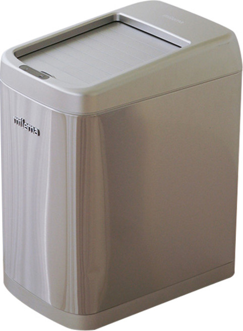 밀레마 슬라이딩 자동센서 스마트 휴지통 30L STC-30-3, 실버, 1개