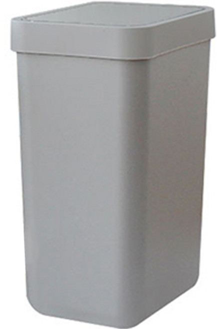 가쯔 원터치 프리미엄 사각 휴지통 10L, 올그레이, 1개