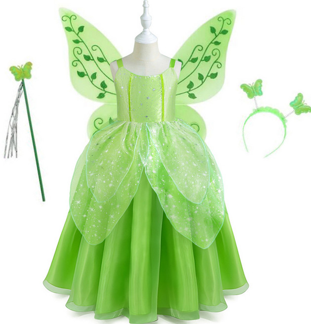 베베몽스토리 여아용 그린엘프 원피스 3종 세트