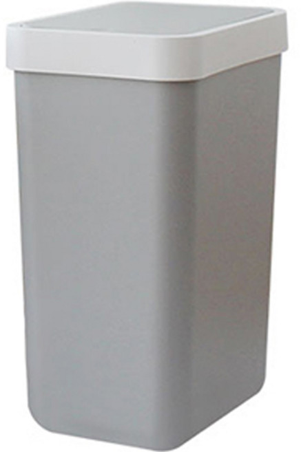 가쯔 원터치 프리미엄 사각 휴지통 10L, 그레이, 1개