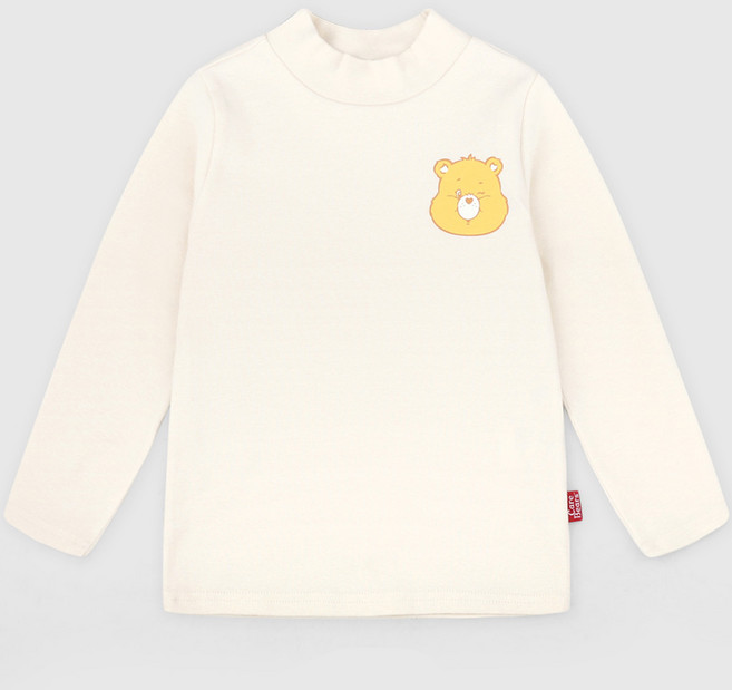 케어베어 아동용 베이직 반폴라 티셔츠