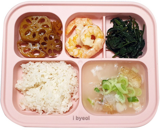 아이별프렌즈 국내 제조 유아용 실리콘 흡착식판, 핑크, 1개