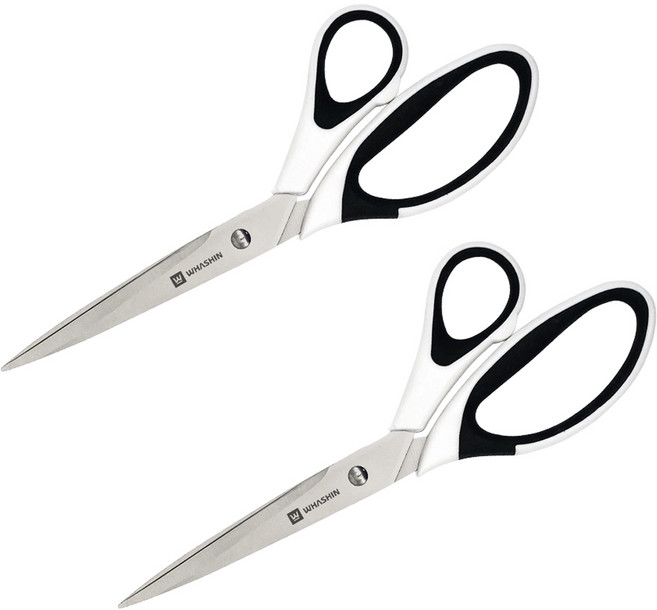 화신 717 티타늄 가위, 혼합색상, 2개