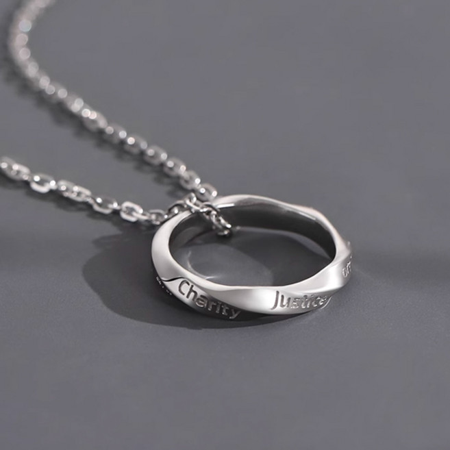 스톤주얼리 남성용 925 링 칠덕 반지 목걸이