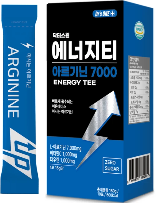 닥터스원 에너지티 아르기닌 7000, 150g, 1개 - 쿠팡