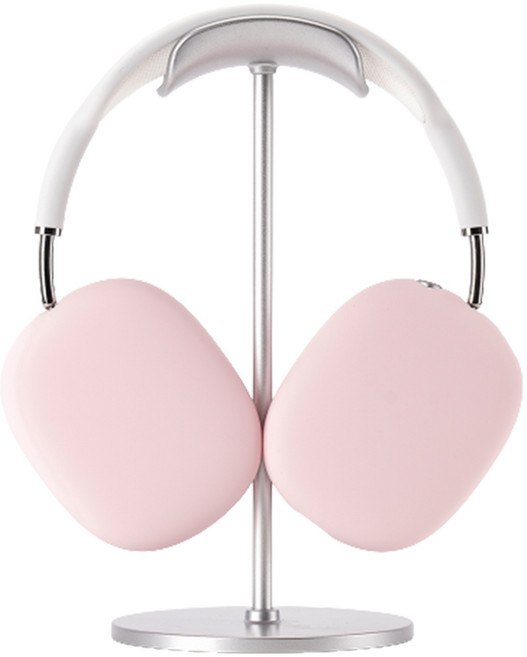 누아트 에어팟 호환 실리콘 케이스, 에어팟 맥스 / 맥스2, 핑크, 1개