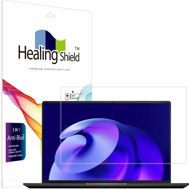 힐링쉴드 블루라이트차단 액정보호필름, 1개