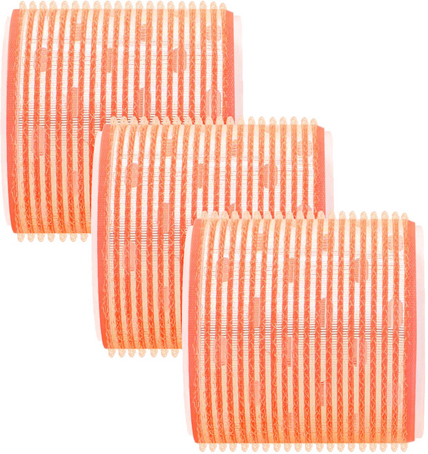 벨로티 열전도 구르프 헤어롤 60 x 60 mm, 3개, 오렌지