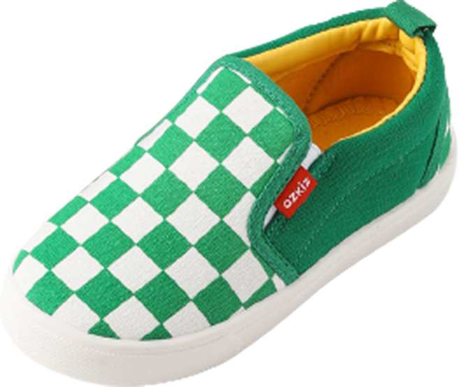 오즈키즈 아동용 체크보더 슬립온