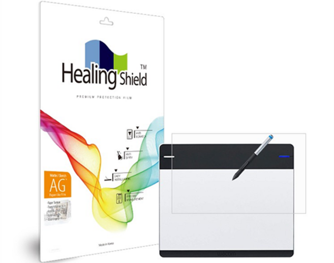 힐링쉴드 종이질감 블루라이트차단 액정보호필름, 1개