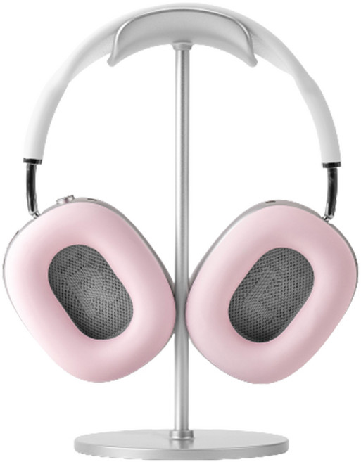 누아트 에어팟 호환 내부 이어 쿠션 실리콘 케이스, 에어팟 맥스 / 맥스2, 핑크, 1세트