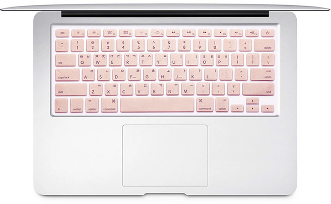 맥북 키보드 프로 16 키스킨 A2141, 로즈골드, 1개