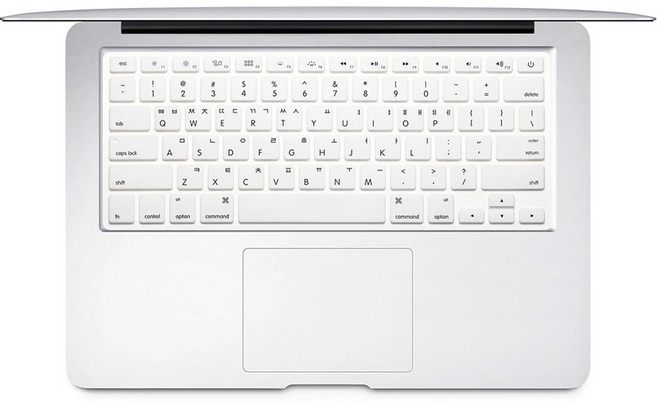 맥북 키보드 프로 13 키스킨 A2338, 화이트, 1개