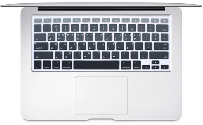 맥북 키보드 프로 13 키스킨 A2338, 블랙그라, 1개