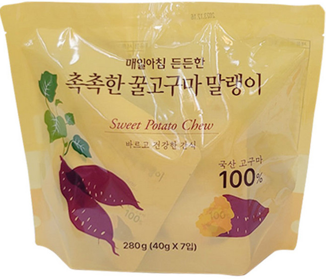 한울 촉촉한 꿀고구마바, 280g, 1개