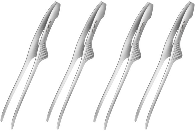 키친아트 베니 스탠드 집게, 혼합색상, 4개