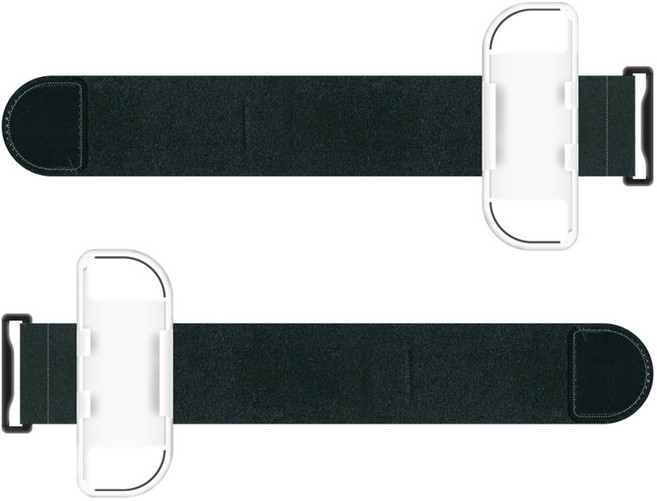 호후 이이네 닌텐도 스위치 조이콘 손목 밴드 화이트 + 화이트 양손세트, 1개