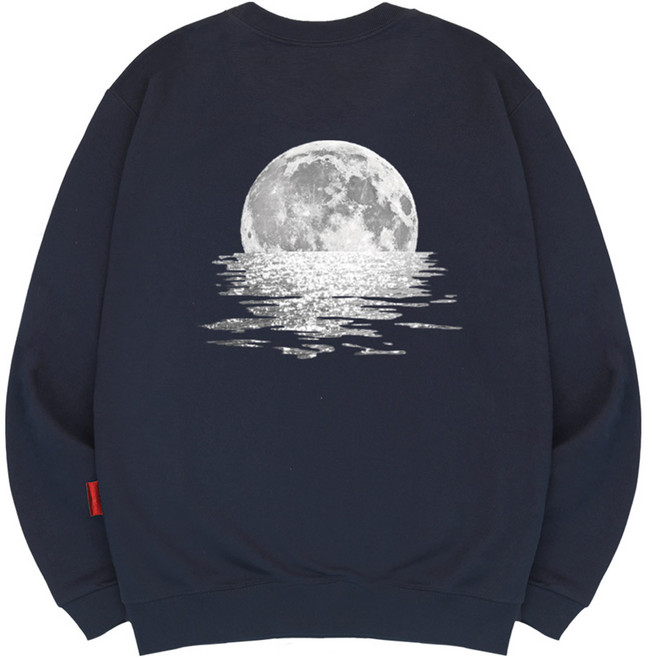 엘라모 남성용 3M 잠긴달 맨투맨