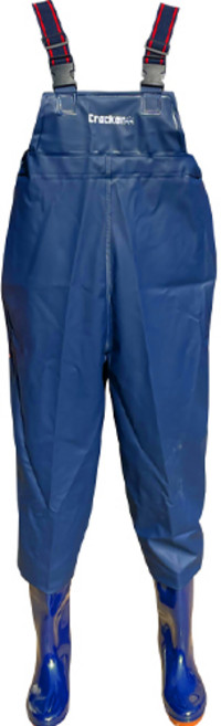 크래커 낚시 갯벌 어업 가슴장화, 청색, 300