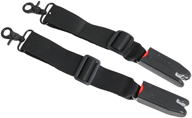 낫쏘빅 강아지 유모차 아이소픽스 캐리어 분리형 카시트 결착용, 블랙, 1세트