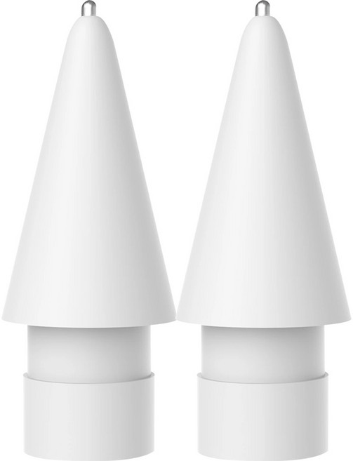 Imall Apple Pencil相容筆王半永久替換型金屬筆尖, 白色