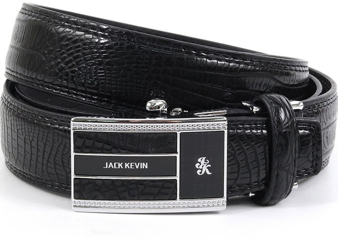 잭케빈 악어 가죽 무소음 정장벨트 JK-CLBK410