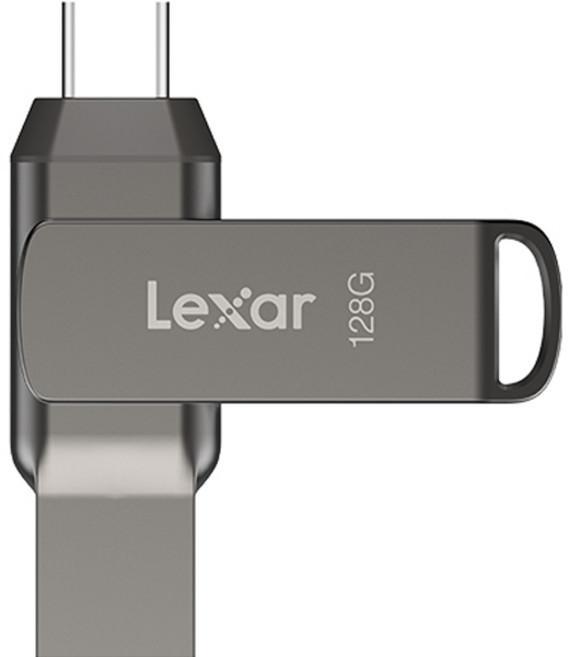 Lexar 雷克沙 雙驅 USB 3.2 Gen1 D400, 128GB