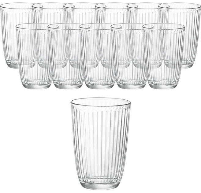 보르미올리 라인 워터 390ml, 투명, 12개