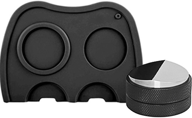 칼딘 V타입 레벨링 툴 54.8mm + 코너식 2구 탬핑 매트 세트, 블랙, 1세트