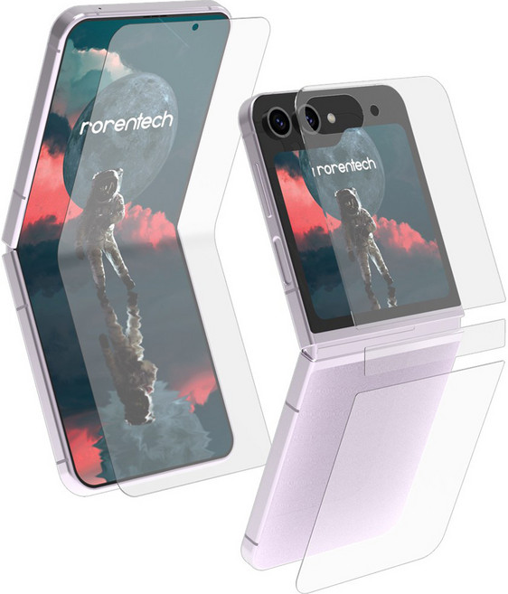 로랜텍 갤럭시 액정+힌지+후면 보호필름 세트, 1세트