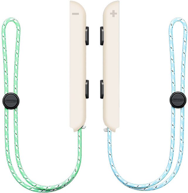 HOHOO 任天堂 Switch 動物森友會配色 Joy-Con 手腕帶 2件組, 單一商品, 1套