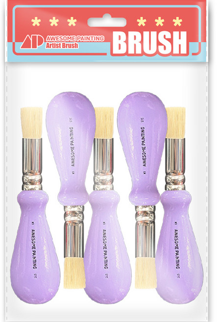 어썸페인팅 스텐실 붓 공예용 공예붓 STC K 5p, 1개, 1호