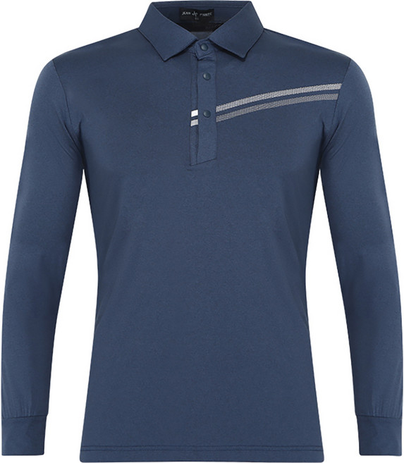 페라어스 남성용 도트사선 모던 골프 긴팔셔츠 CTF3DJ2148