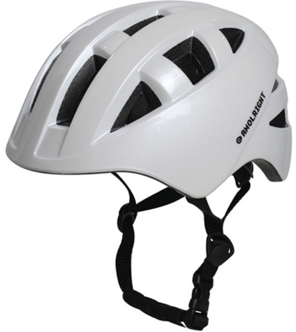 애몰라이트 아동용 스포츠 헬멧 AMH05, 화이트, 1개