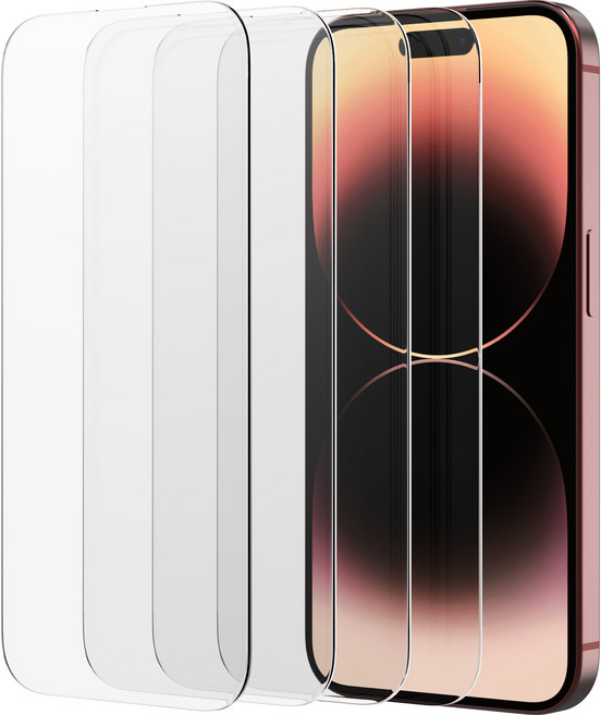 모란카노 플래쉬 강화유리 액정보호필름 4매, 1세트