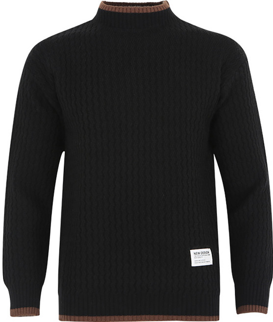 페라어스 남성용 물결패턴 반목 골프 니트셔츠 CTFW3RV2032