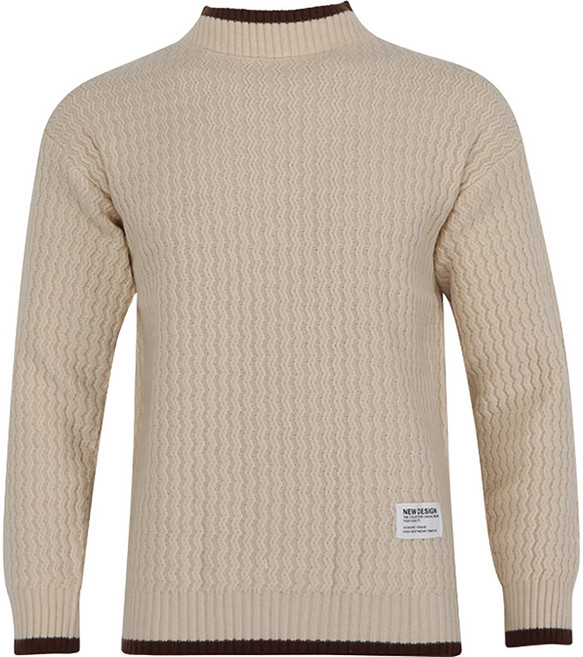 페라어스 남성용 물결패턴 반목 골프 니트셔츠 CTFW3RV2032